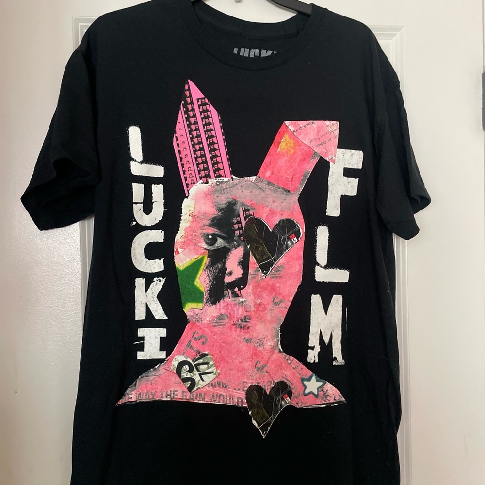 Lucki Black Graphic T-Shirt-New-Size L